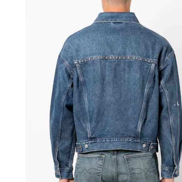 Levis 90’s Trucker Jacket Deconstructed Indigo A1743-0005 - Picture 8 of 14
